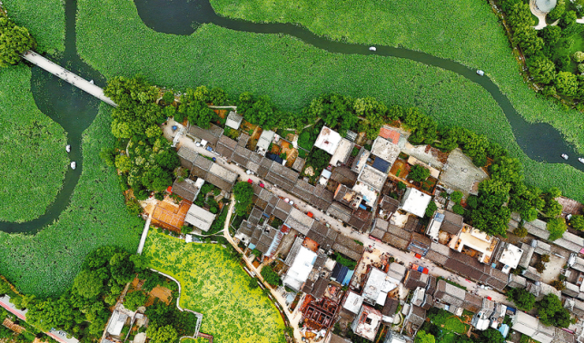 商洛老街——棣花清風街